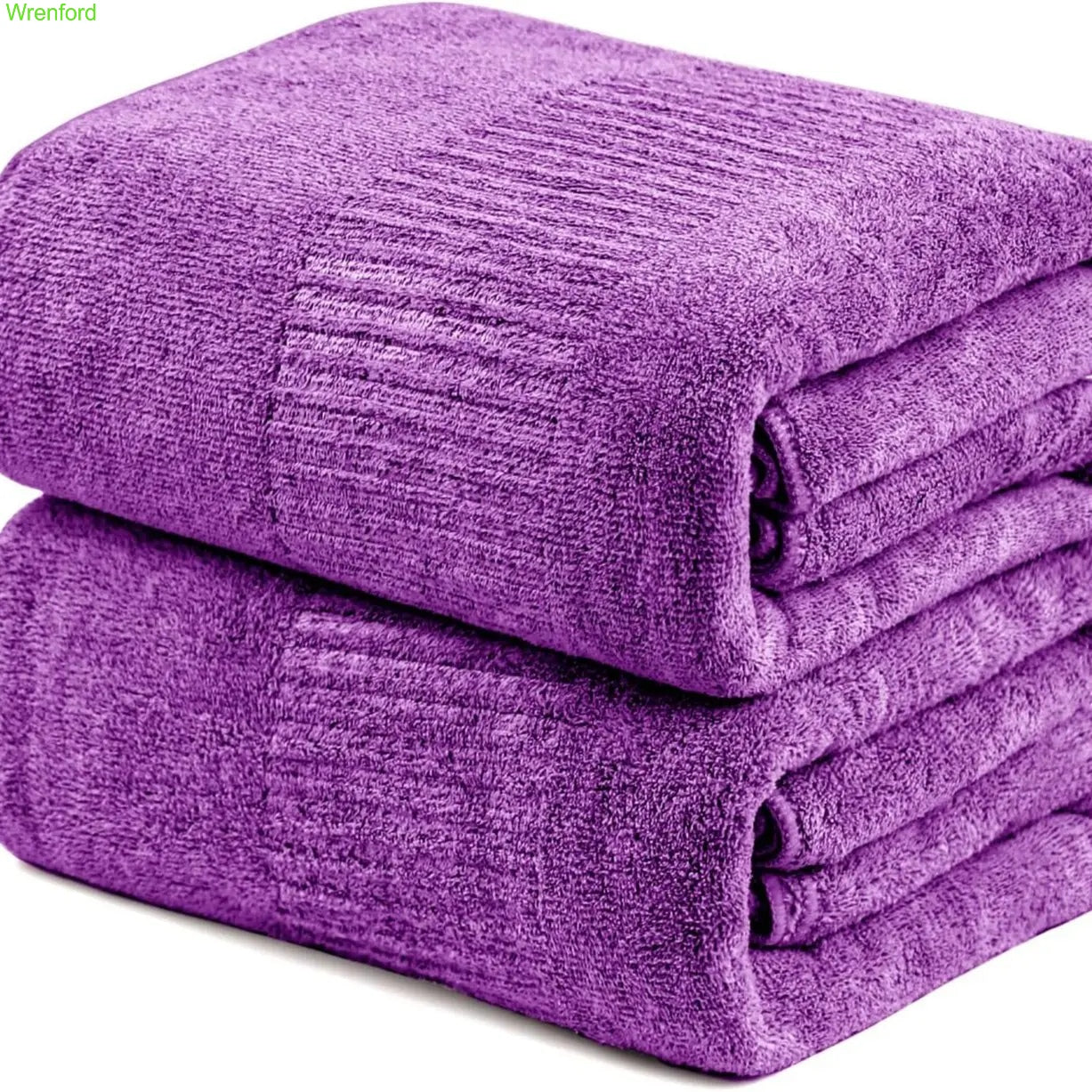 Large Super Absorbent Bath Towels – 2 or 4 Pack, Quick Dry & Soft