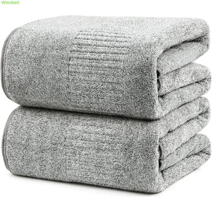 Large Super Absorbent Bath Towels – 2 or 4 Pack, Quick Dry & Soft
