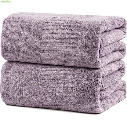 Large Super Absorbent Bath Towels – 2 or 4 Pack, Quick Dry & Soft